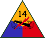 14th Armored Division Patch